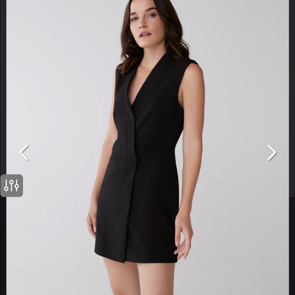 BCBGMaxAzria LARA WRAP VEST DRESS - Picture 3 of 8